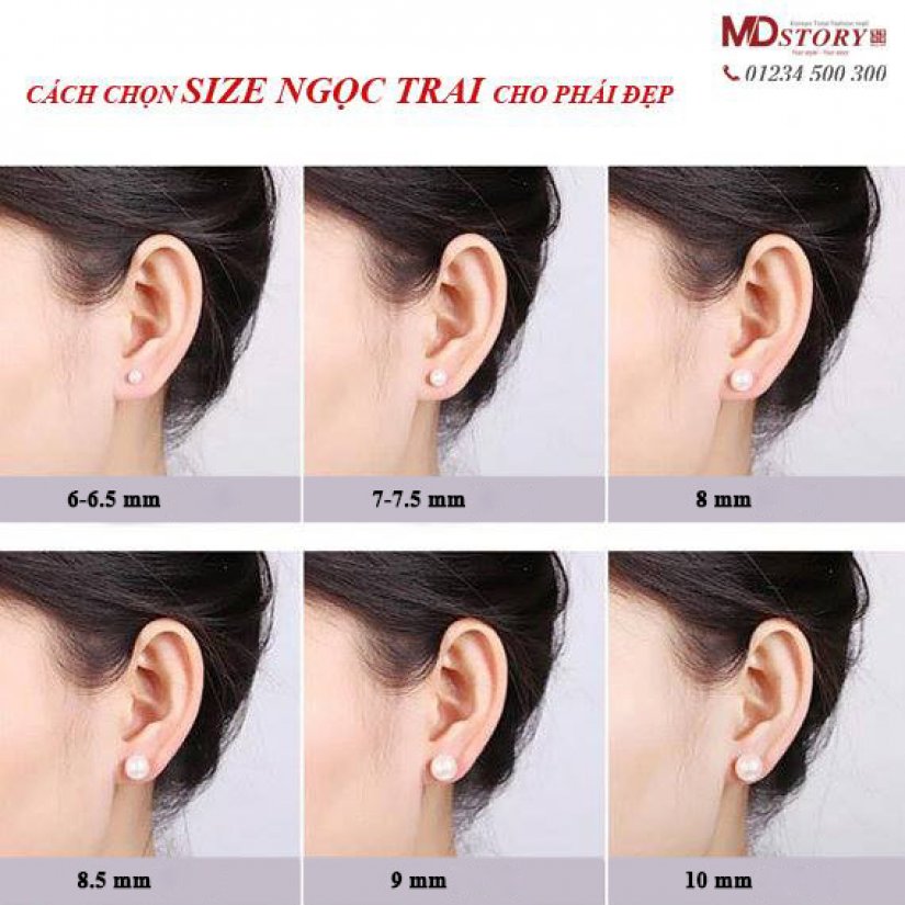 Hoa Tai Venus Size 7 – 7.5 mm