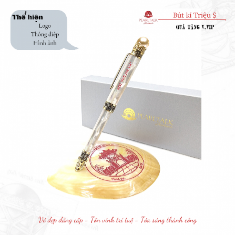 Combo Bút ký Triệu $ Form 3 (thân thẳng - to) - Thiết kế riêng