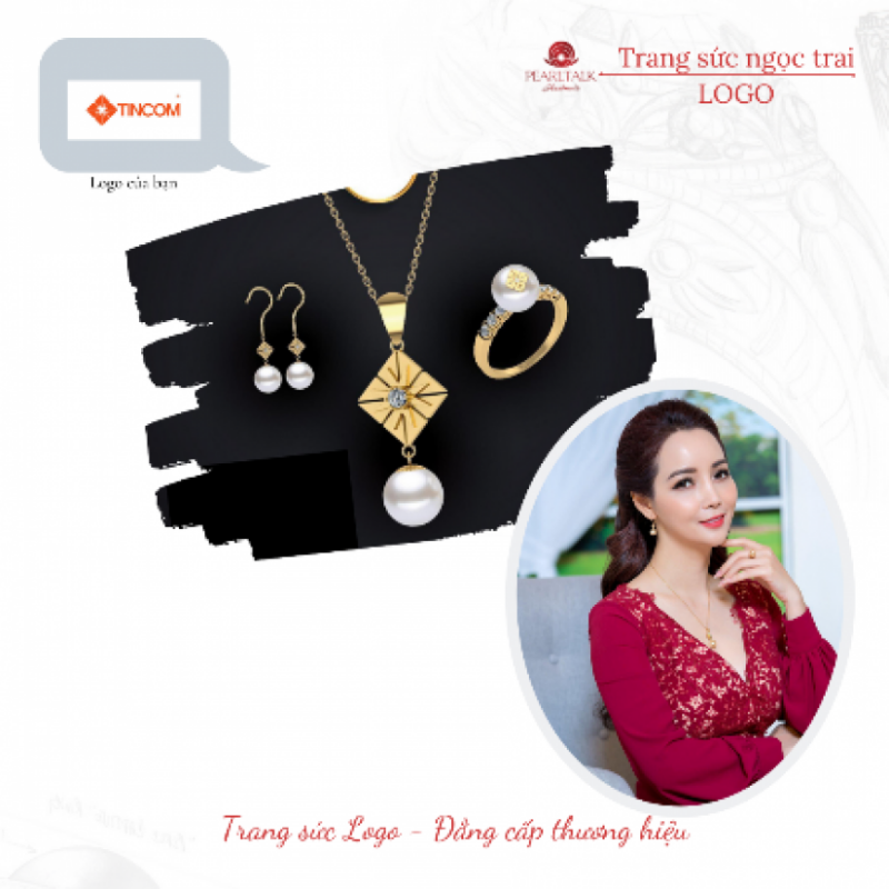 Trang sức Ngọc trai Logo (bộ lớn)